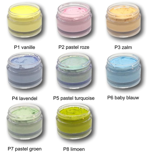 Crème Mélange Couleurs Pastel et les Tons de Peau